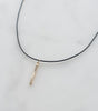 Choker with Gold Pendant