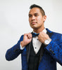 Blue Silk Tuxedo